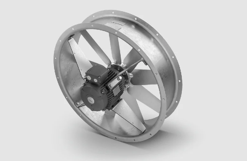 Axial fan with Lafert pad mounted motor