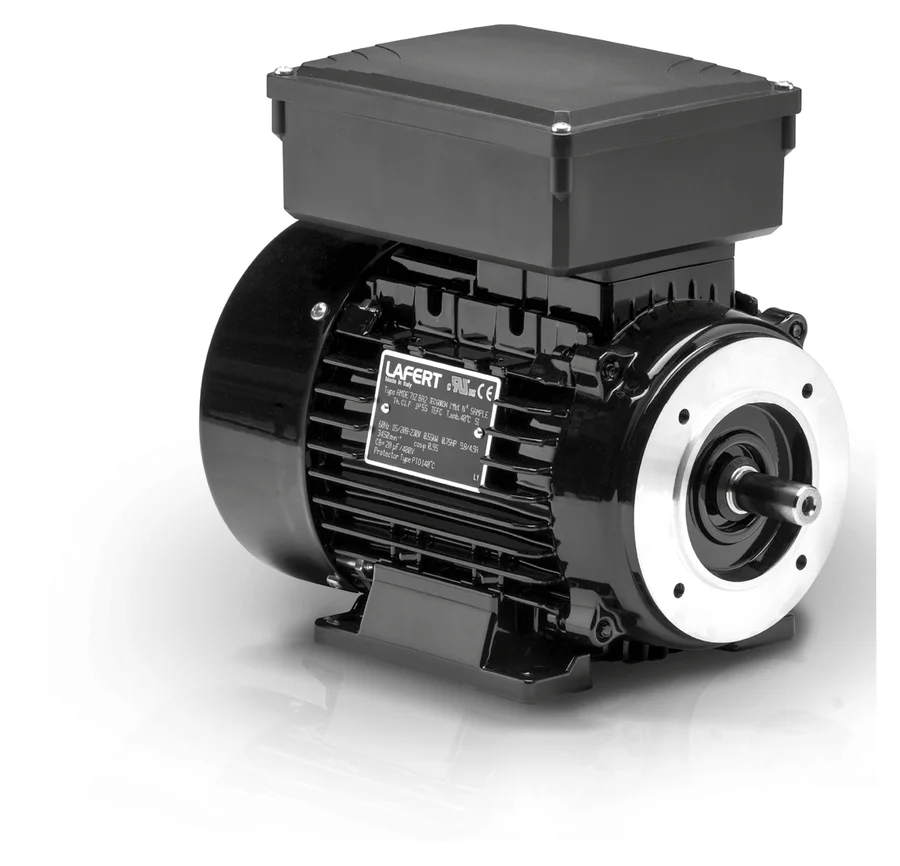 Lafert single-phase motor with capacitor